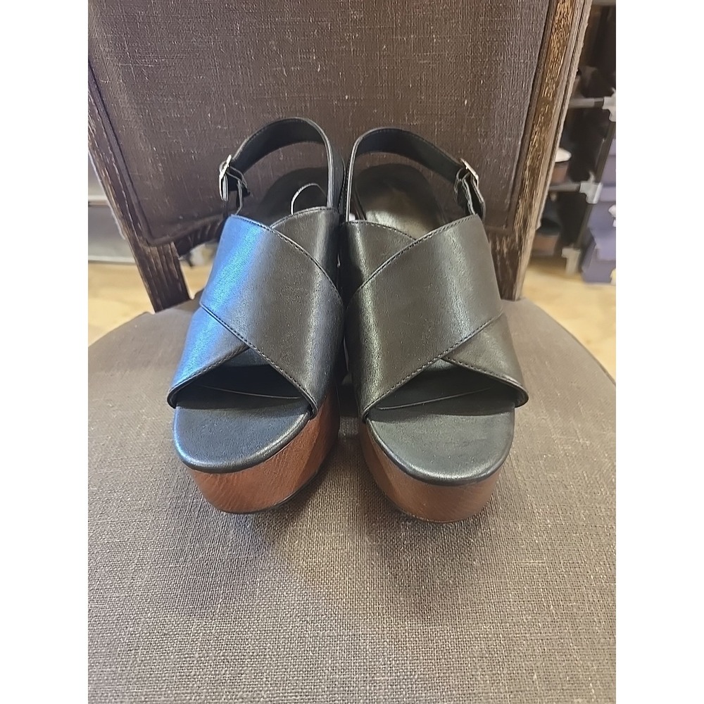 Women's Naomi Wood Wedge Heels with Memory Foam Insole Universal Thread Size 9.5